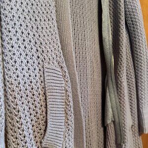 Ann Taylor Factory Grey Cardigan